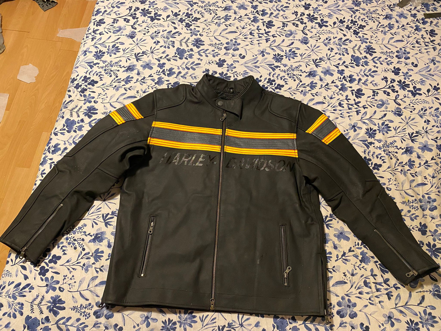 The Road Warrior – Classic Men’s Harley Leather Jacket