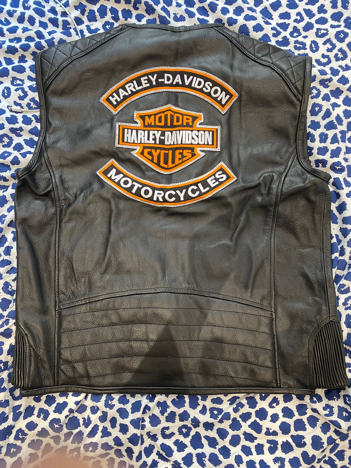Harley-Davidson Leather Vest – Classic Biker Style with an Edge